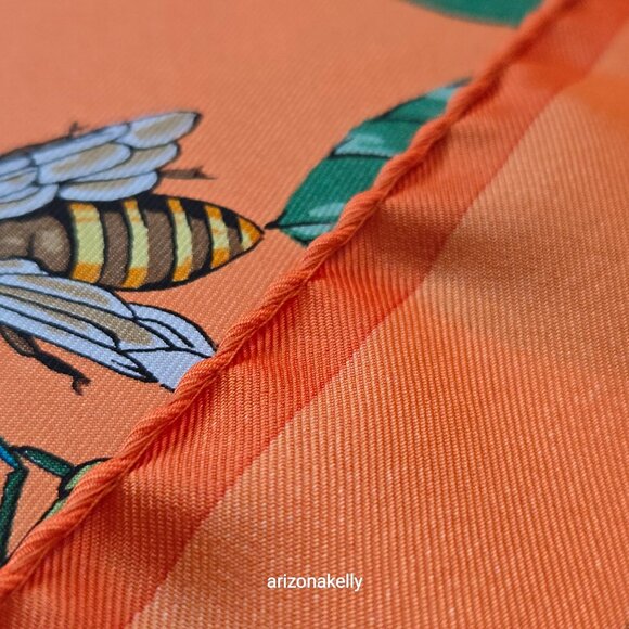 Rare Echo Silk Bug Scarf Insect Beetle Scarf Entomology Hand Rolled - Picture 12 of 16